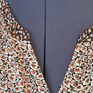 NYDJ Floral V-Neck Blouse